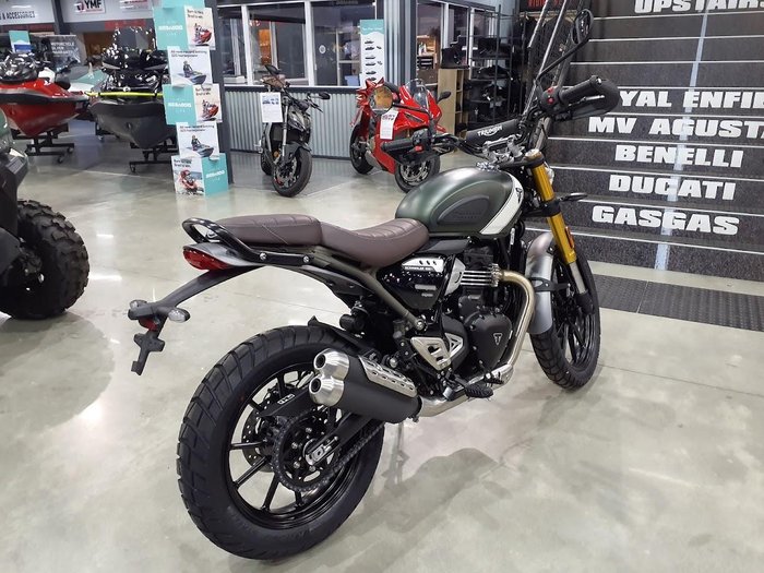 2025 Triumph Scrambler 400 X Scrambler Green