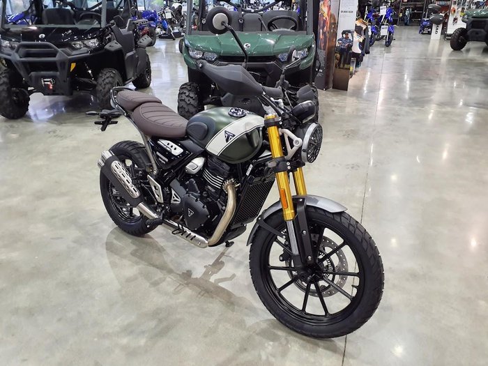2025 Triumph Scrambler 400 X Scrambler Green