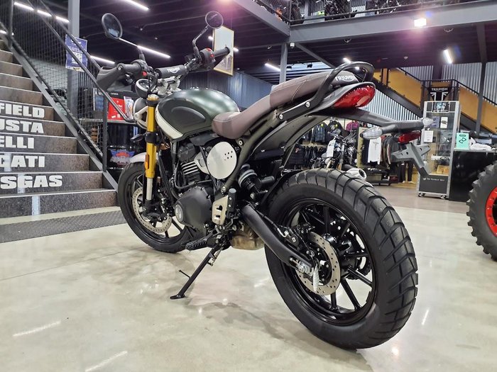 2025 Triumph Scrambler 400 X Scrambler Green