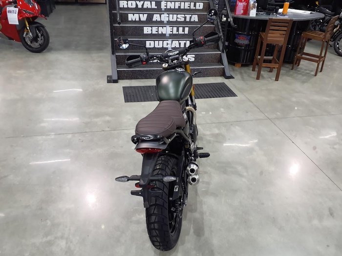 2025 Triumph Scrambler 400 X Scrambler Green