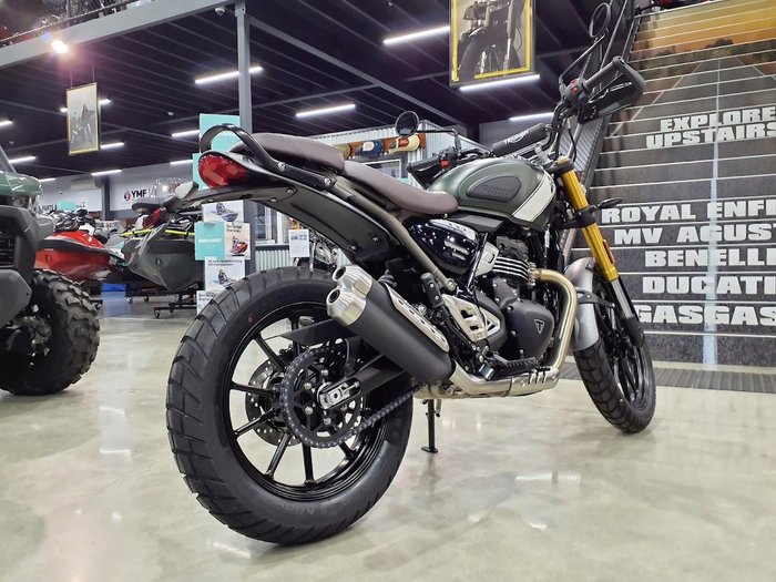 2025 Triumph Scrambler 400 X Scrambler Green