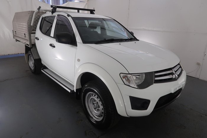 2013 Mitsubishi Triton GLX MN MY13 4x2 White