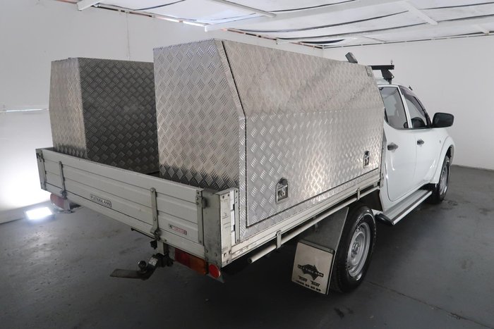 2013 Mitsubishi Triton GLX MN MY13 4x2 White