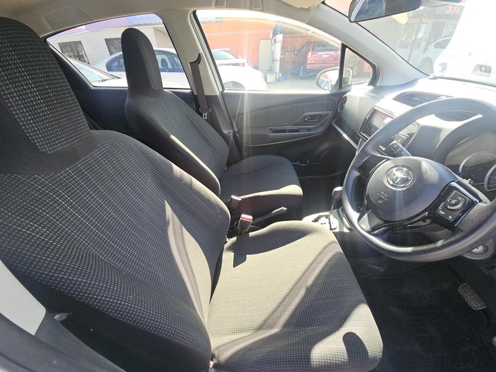 2019 Toyota Vitz Hybrid F NHP130 White