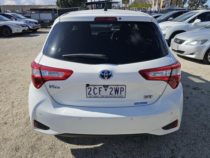 2019 Toyota Vitz Hybrid F NHP130 White