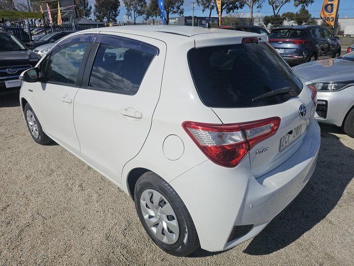 2019 Toyota Vitz Hybrid F NHP130 White