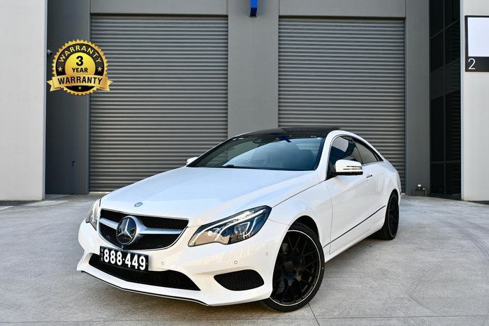 2014 Mercedes-Benz E-Class E250 C207 Diamond White BRIGHT