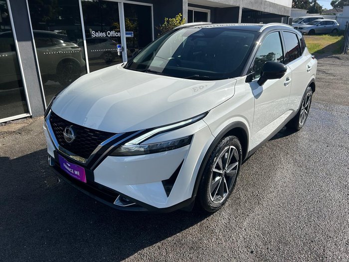 2023 Nissan QASHQAI ST-L J12 MY23 Ivory Pearl with Pearl Black Roof