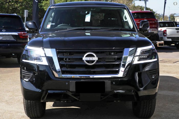 2025 Nissan Patrol Ti Y62 MY25 4X4 Dual Range Black Obsidian