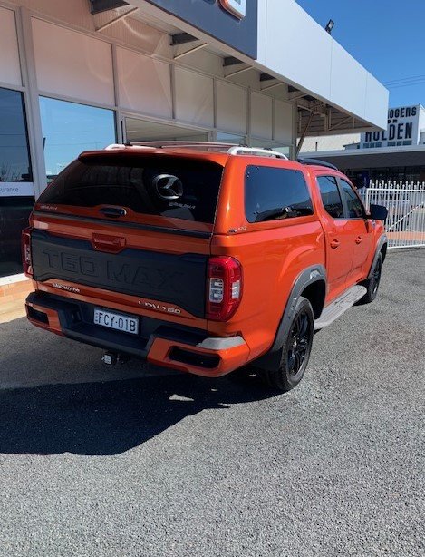 2023 LDV T60 Max LUXE SK8C MY23 4X4 Dual Range ORANGE