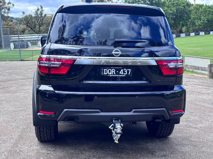 2026 Nissan Patrol Warrior Y62 MY26 4X4 Dual Range Black Obsidian