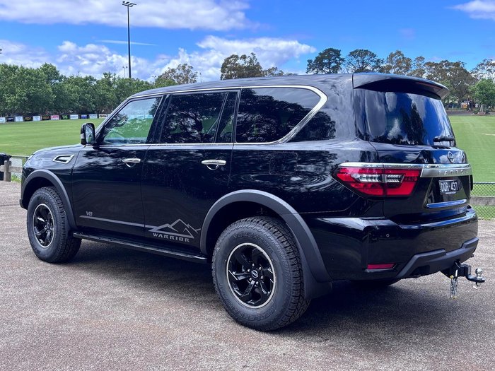 2026 Nissan Patrol Warrior Y62 MY26 4X4 Dual Range Black Obsidian