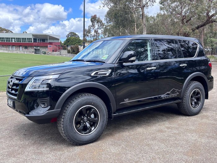 2026 Nissan Patrol Warrior Y62 MY26 4X4 Dual Range Black Obsidian