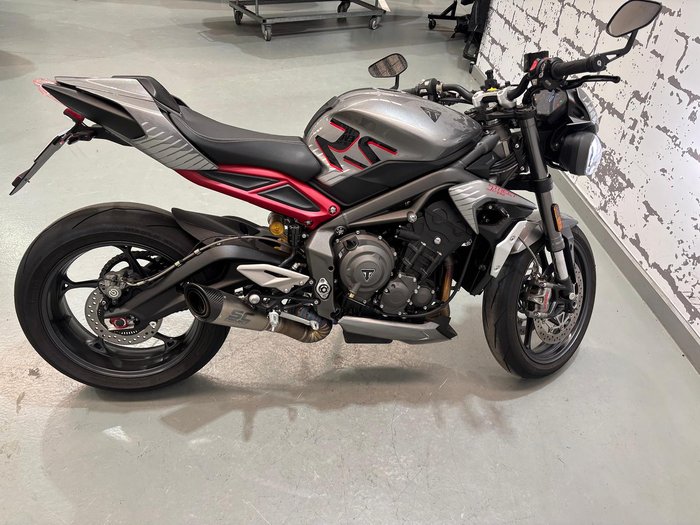 2022 Triumph Street Triple RS Street Triple Silver