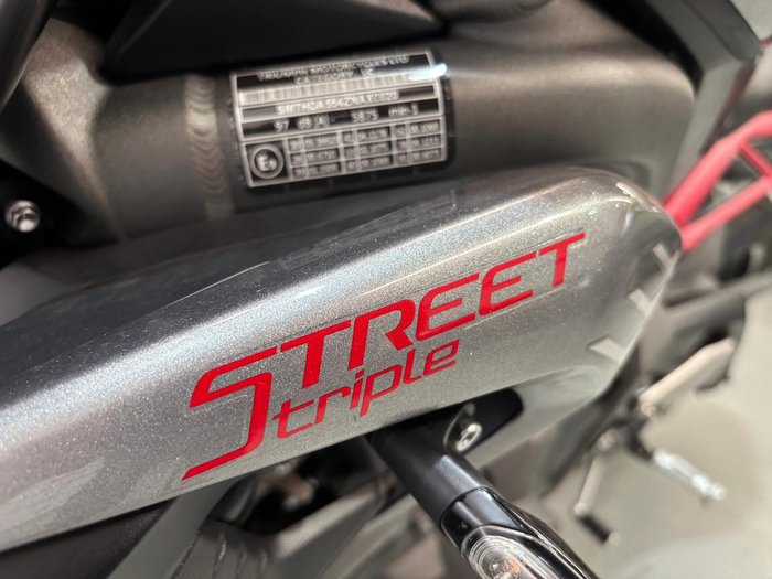 2022 Triumph Street Triple RS Street Triple Silver