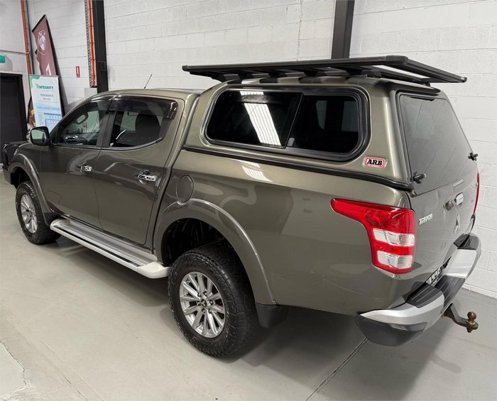 2017 Mitsubishi Triton GLS MQ MY17 4X4 Dual Range Earth Green
