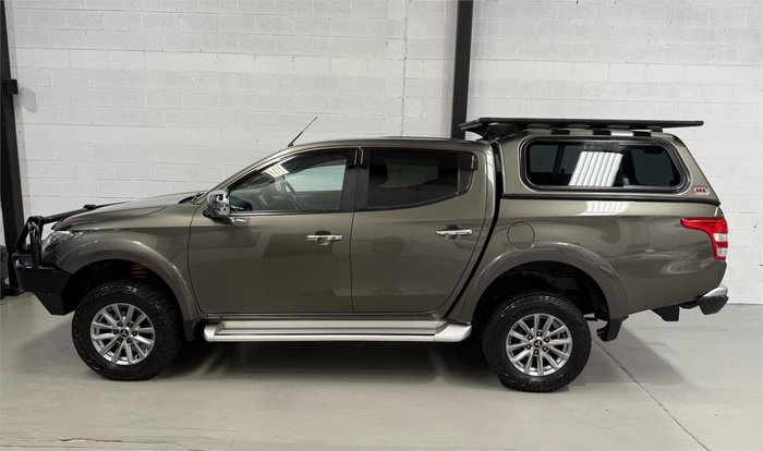 2017 Mitsubishi Triton GLS MQ MY17 4X4 Dual Range Earth Green