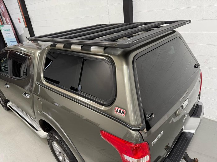 2017 Mitsubishi Triton GLS MQ MY17 4X4 Dual Range Earth Green