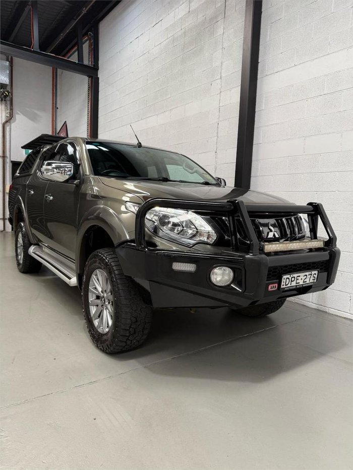 2017 Mitsubishi Triton GLS MQ MY17 4X4 Dual Range Earth Green