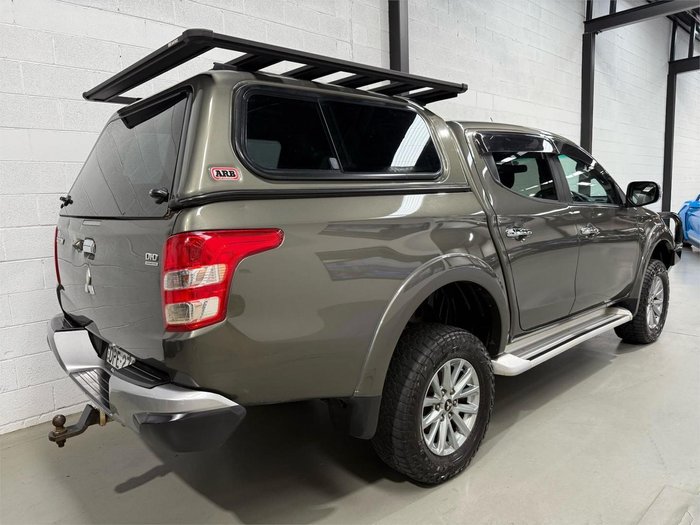 2017 Mitsubishi Triton GLS MQ MY17 4X4 Dual Range Earth Green
