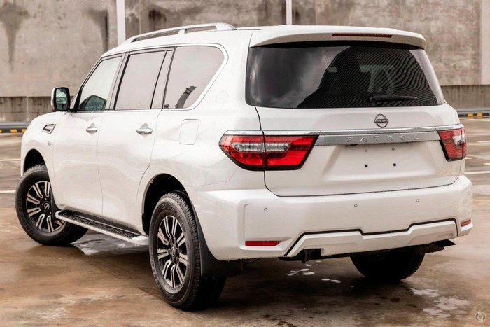 2025 Nissan Patrol Ti-L Y62 MY25 4X4 Dual Range Moonstone White