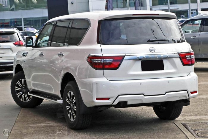 2025 Nissan Patrol Ti Y62 MY25 4X4 Dual Range Moonstone White