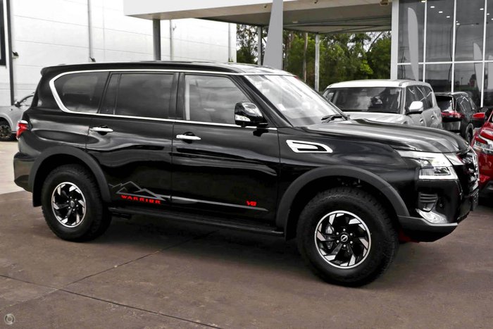 2025 Nissan Patrol Warrior Y62 MY25 4X4 Dual Range Black Obsidian
