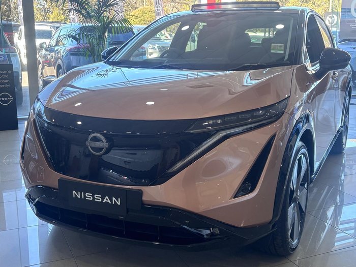 2025 Nissan Ariya Evolve FE0 MY25 Four Wheel Drive Akatsuki Copper/Black Roof