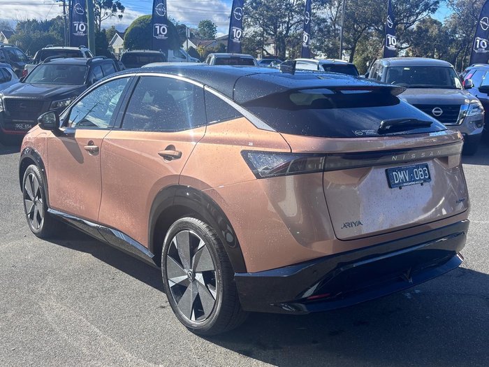 2025 Nissan Ariya Evolve FE0 MY25 Four Wheel Drive Akatsuki Copper/Black Roof