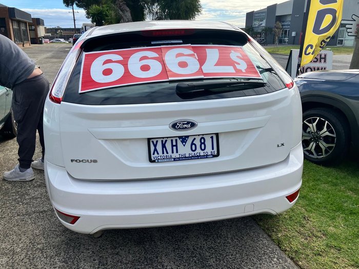 2010 Ford Focus LX LV Mk II White