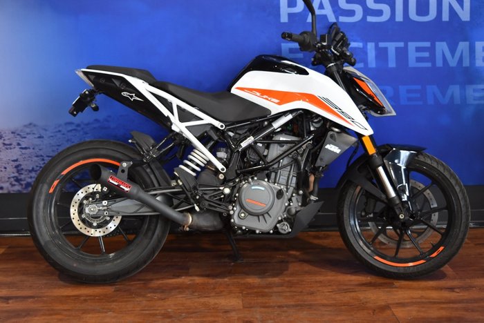2022 Ktm 390 DUKE White