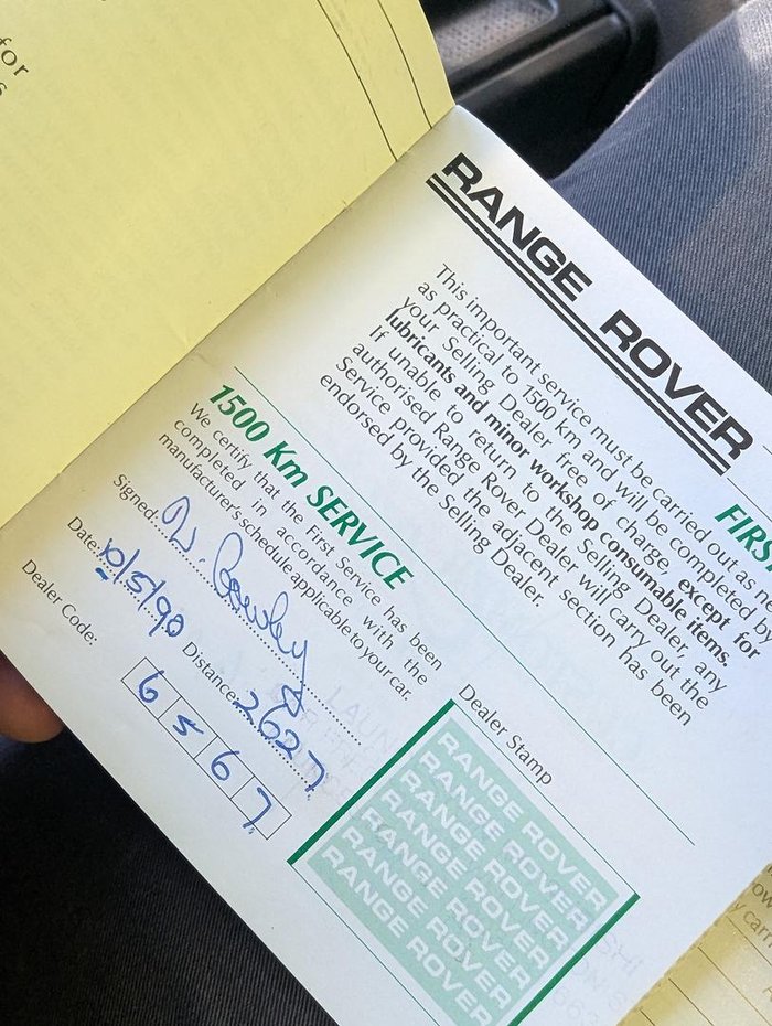 1990 Land Rover Range Rover (No Series) Green