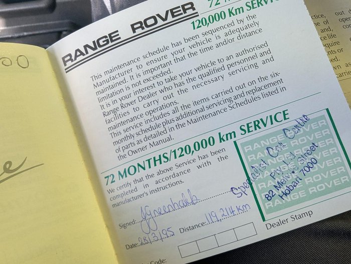 1990 Land Rover Range Rover (No Series) Green