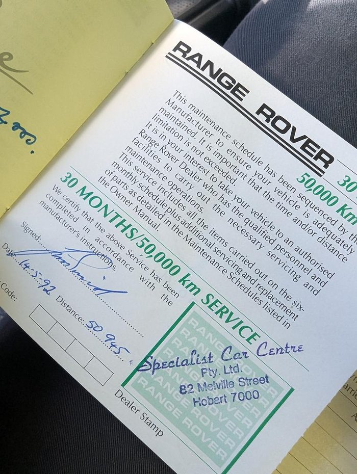 1990 Land Rover Range Rover (No Series) Green