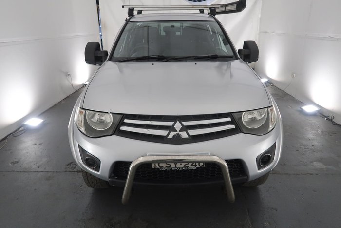 2014 Mitsubishi Triton GLX MN MY15 4X4 Dual Range Cool Silver