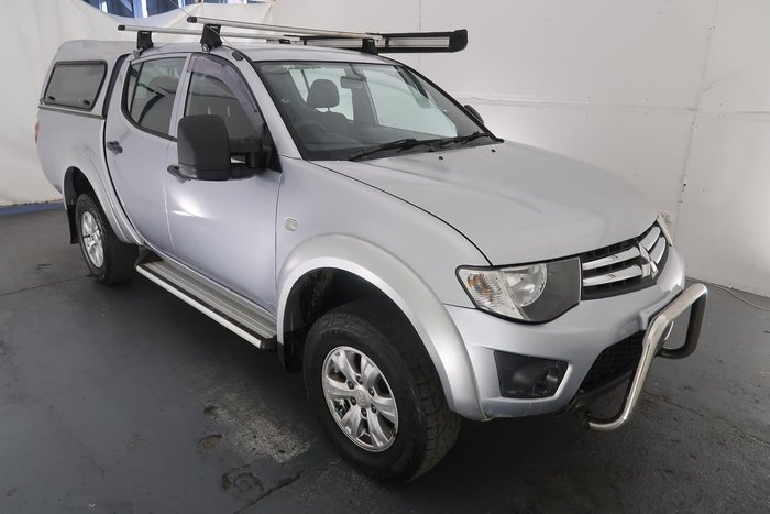 2014 Mitsubishi Triton GLX MN MY15 4X4 Dual Range Cool Silver