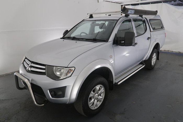 2014 Mitsubishi Triton GLX MN MY15 4X4 Dual Range Cool Silver