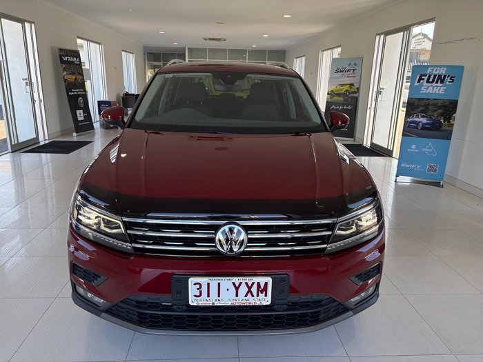 2019 Volkswagen Tiguan 132TSI Comfortline 5N MY19.5 Four Wheel Drive Ruby Red