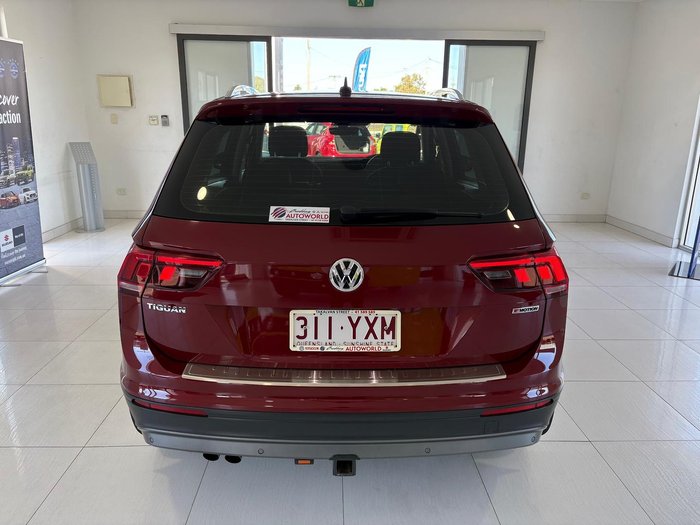 2019 Volkswagen Tiguan 132TSI Comfortline 5N MY19.5 Four Wheel Drive Ruby Red