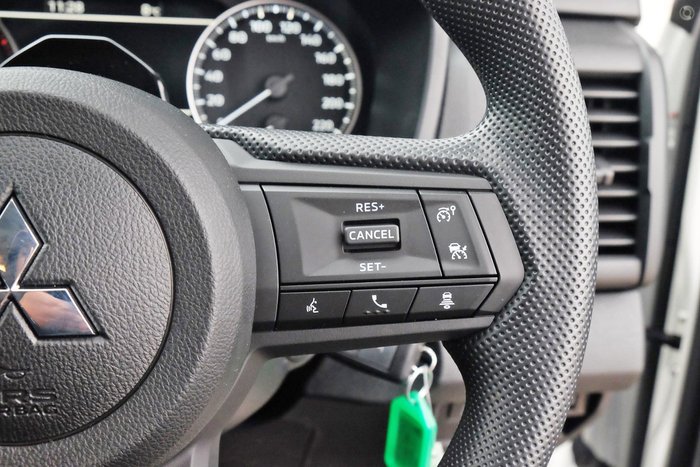 2025 Mitsubishi Triton GLX+ MV MY25 4X4 Dual Range White