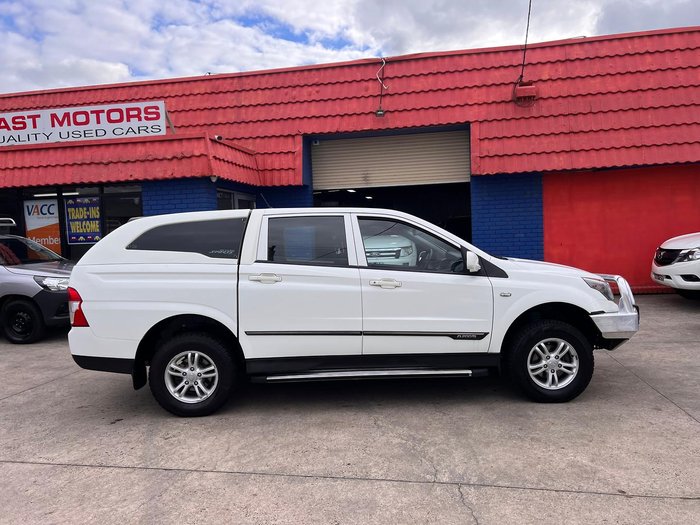 2013 SsangYong Actyon Sports SX Q150 MY12 4X4 Grand White