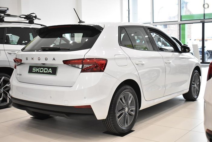 2025 SKODA Fabia 85TSI Select PJ MY25 Moon White