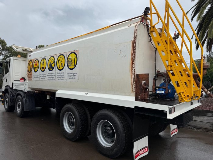 2019 Scania G Series WHITE