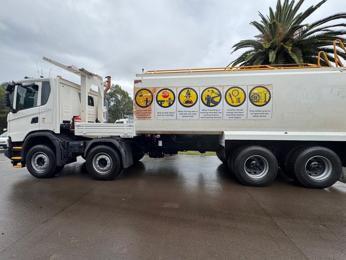 2019 Scania G Series WHITE