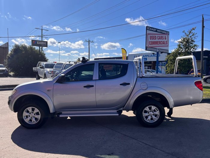 2014 Mitsubishi Triton GLX MN MY15 4X4 Dual Range Cool Silver