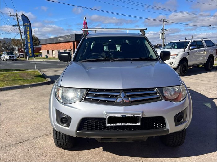 2014 Mitsubishi Triton GLX MN MY15 4X4 Dual Range Cool Silver
