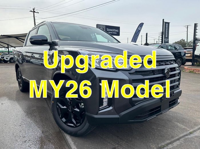 2025 KGM Musso Advance Q261 MY26 4X4 Dual Range Marble Grey