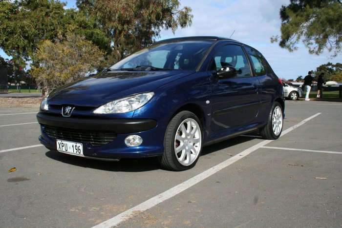 2002 Peugeot 206 GTi T1 MY02 China Blue