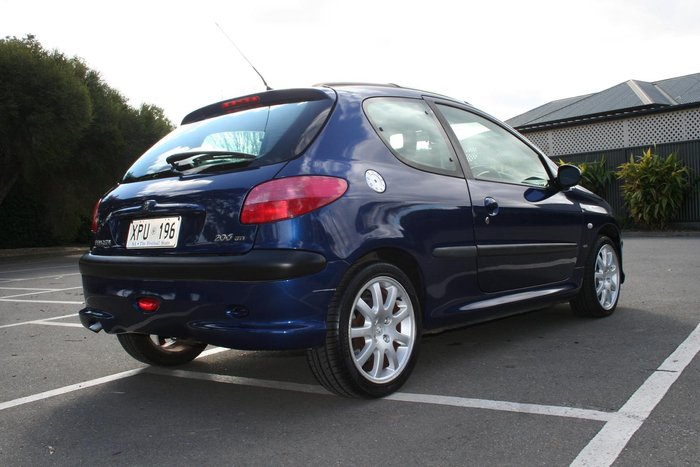 2002 Peugeot 206 GTi T1 MY02 China Blue