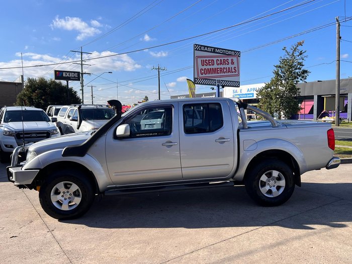 2010 Nissan Navara ST D40 4X4 Dual Range Brilliant Silver